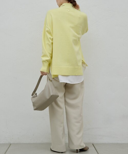 セール】【手洗い可】【全骨格対応】オーバータートルニット（ニット