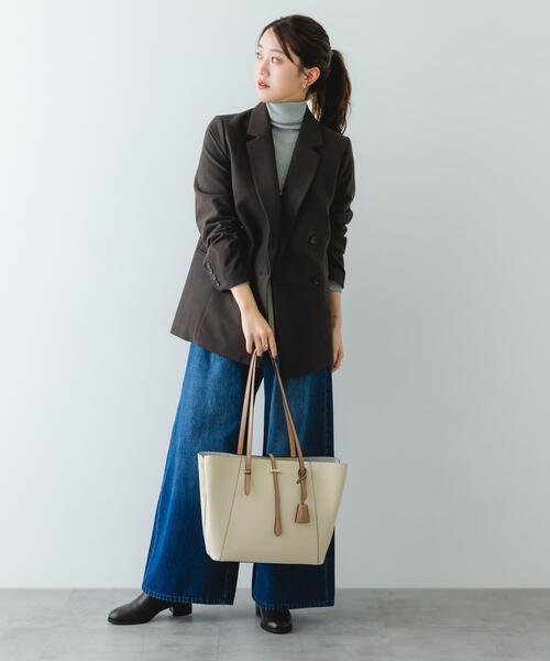 RODE SKO（ロデスコ）の「チャーム付A4トートバッグ（トートバッグ・レディース・ブラック/アイボリー/グレー/ベージュ系その他・ONE）」の21枚目の写真