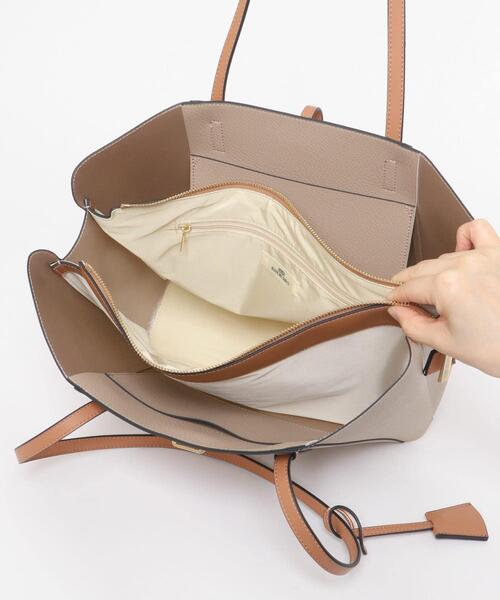 RODE SKO（ロデスコ）の「チャーム付A4トートバッグ（トートバッグ・レディース・ブラック/アイボリー/グレー/ベージュ系その他・ONE）」の6枚目の写真