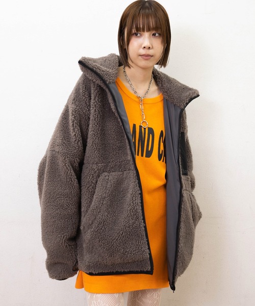 J2163 マルチカラーボアジャケット（ブルゾン）｜RNA（アールエヌエー