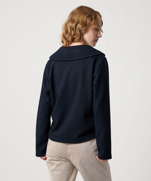 Steven Alan（スティーブンアラン）の「＜Steven Alan＞ブークレー ダンボール プルオーバー（Tシャツ/カットソー・レディース・ダークブラウン/ネイビー/オフホワイト・FREE）」の8枚目の写真