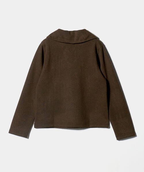 Steven Alan（スティーブンアラン）の「＜Steven Alan＞ブークレー ダンボール プルオーバー（Tシャツ/カットソー・レディース・ダークブラウン/ネイビー/オフホワイト・FREE）」の14枚目の写真