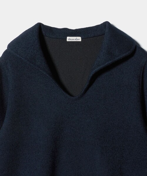 Steven Alan（スティーブンアラン）の「＜Steven Alan＞ブークレー ダンボール プルオーバー（Tシャツ/カットソー・レディース・ダークブラウン/ネイビー/オフホワイト・FREE）」の22枚目の写真