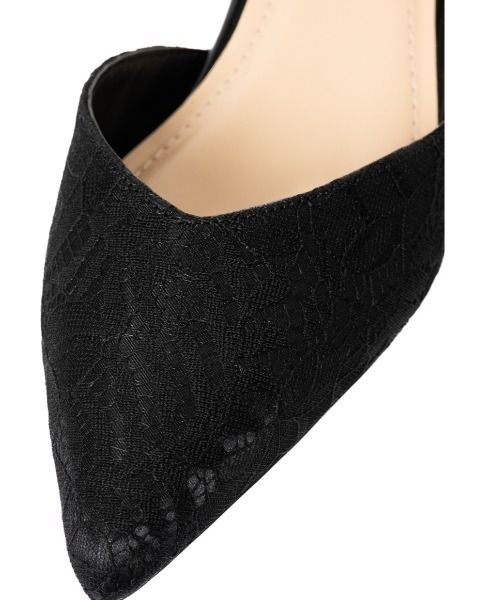 REZOY（リゾイ）の「【25AW新作】【REZOY】パールストラップポインテッドトゥラメヒールパンプス（パンプス・レディース・ブラック/ピンクベージュ・23.5cm/23cm/22.5cm/22cm/24.5cm/24cm）」の4枚目の写真