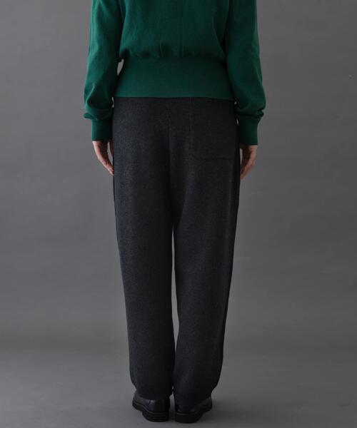 FORK&SPOON（フォークアンドスプーン）の「FORK&SPOON　コットンウールニットパンツ（その他パンツ・レディース・ブラウン/チャコールグレー・2/1）」の11枚目の写真