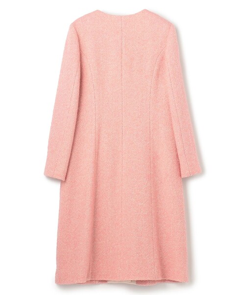 TOCCA(トッカ)の「SNOWBERRY POCKET TWEED コート(ノーカラーコート・レディース・ピンク系5/ブラック系5・0/6/4/2)」の9枚目の写真