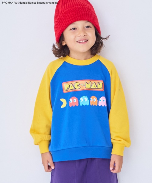 MARKEY'S(마키즈)의 「【PAC-MAN】별주 GAME 프린트 트레이너(스웨트)」｜블루계 그 외