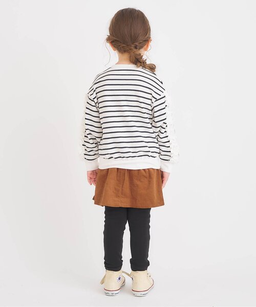 apres les cours（アプレレクール）の「【ジュニア対応】レギンス付きプリーツスカート（スカート・キッズ・ブラック/キャメル/ラベンダー・80/90/100/110/120/130/140）」の9枚目の写真