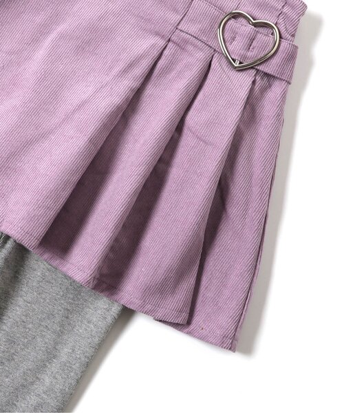 apres les cours（アプレレクール）の「【ジュニア対応】レギンス付きプリーツスカート（スカート・キッズ・ブラック/キャメル/ラベンダー・80/90/100/110/120/130/140）」の16枚目の写真