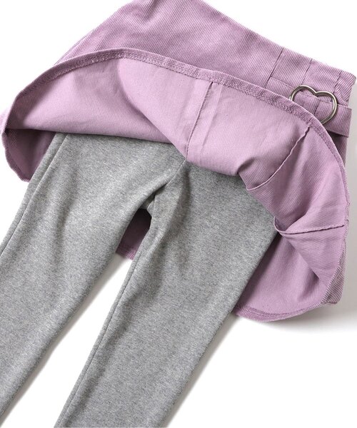 apres les cours（アプレレクール）の「【ジュニア対応】レギンス付きプリーツスカート（スカート・キッズ・ブラック/キャメル/ラベンダー・80/90/100/110/120/130/140）」の17枚目の写真