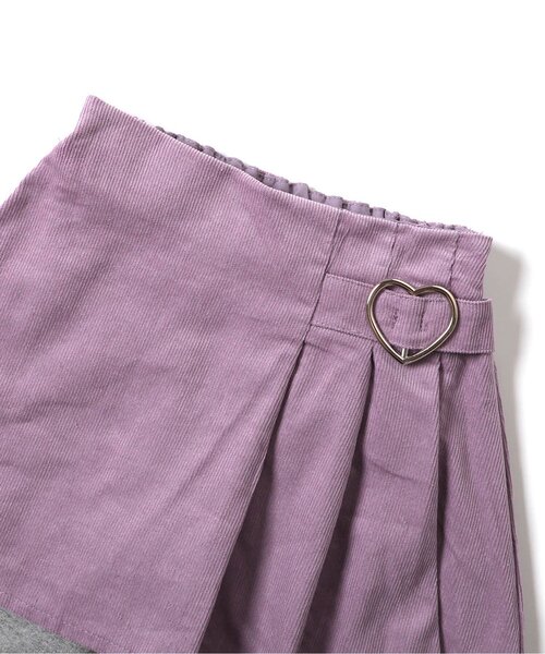 apres les cours（アプレレクール）の「【ジュニア対応】レギンス付きプリーツスカート（スカート・キッズ・ブラック/キャメル/ラベンダー・80/90/100/110/120/130/140）」の5枚目の写真