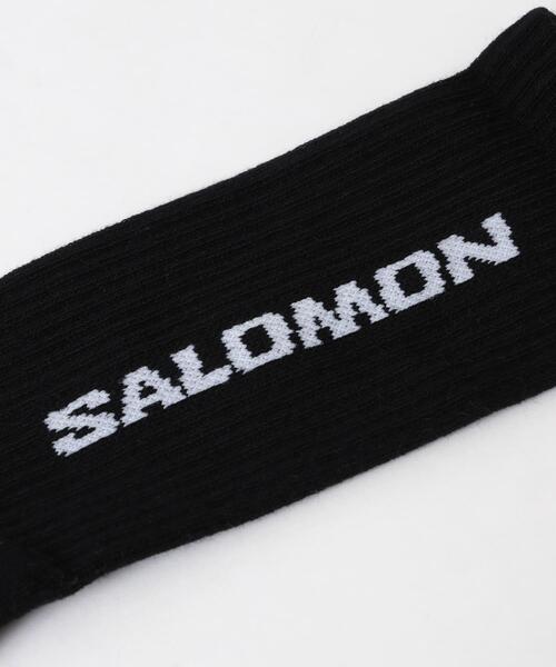 SALOMON（サロモン）の「SALOMON　EVERYDAY CREW 3-PACK（ソックス/靴下・メンズ・ブラック・LARGE）」の4枚目の写真
