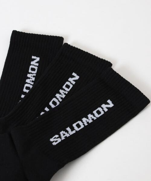 SALOMON（サロモン）の「SALOMON　EVERYDAY CREW 3-PACK（ソックス/靴下・メンズ・ブラック・LARGE）」の5枚目の写真