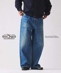 JOURNAL STANDARD relume(ジャーナルスタンダード レリューム)のRelume Jeans セルヴィッチ ワイド デニムパンツ(デニムパンツ)