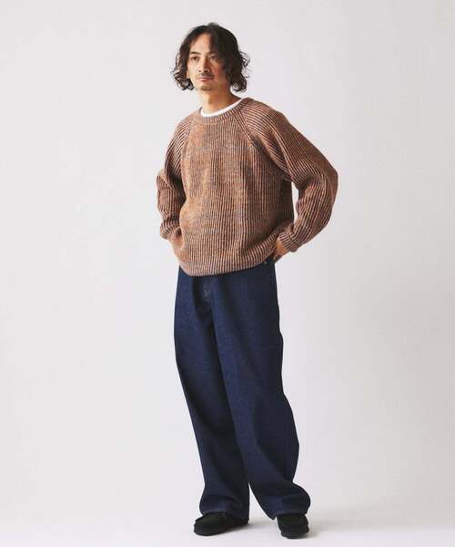 JOURNAL STANDARD relume(ジャーナルスタンダード レリューム)の「Relume Jeans セルヴィッチ ワイド デニムパンツ(デニムパンツ・メンズ・ネイビー/ブルー系その他・MEDIUM/LARGE)」の5枚目の写真