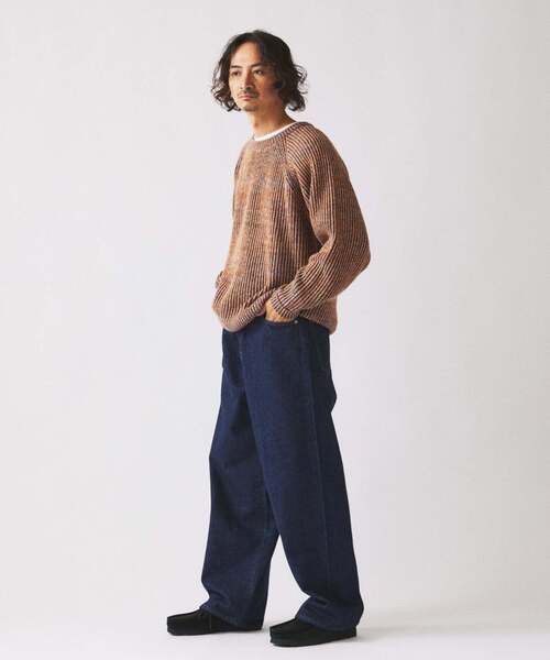 JOURNAL STANDARD relume(ジャーナルスタンダード レリューム)の「Relume Jeans セルヴィッチ ワイド デニムパンツ(デニムパンツ・メンズ・ネイビー/ブルー系その他・MEDIUM/LARGE)」の6枚目の写真