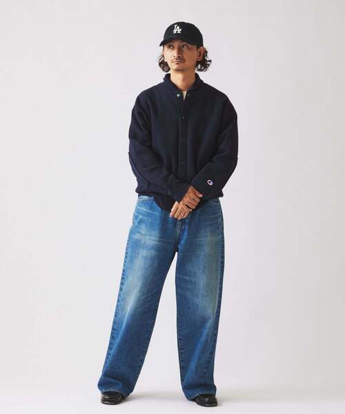 JOURNAL STANDARD relume(ジャーナルスタンダード レリューム)の「Relume Jeans セルヴィッチ ワイド デニムパンツ(デニムパンツ・メンズ・ネイビー/ブルー系その他・MEDIUM/LARGE)」の15枚目の写真