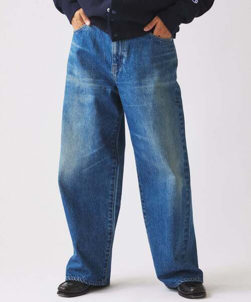 JOURNAL STANDARD relume(ジャーナルスタンダード レリューム)の「Relume Jeans セルヴィッチ ワイド デニムパンツ(デニムパンツ・メンズ・ネイビー/ブルー系その他・MEDIUM/LARGE)」の19枚目の写真