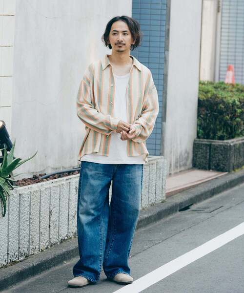 セール】Relume Jeans セルヴィッチ ワイド デニムパンツ（デニム