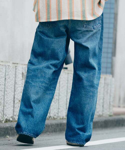 セール】Relume Jeans セルヴィッチ ワイド デニムパンツ（デニム
