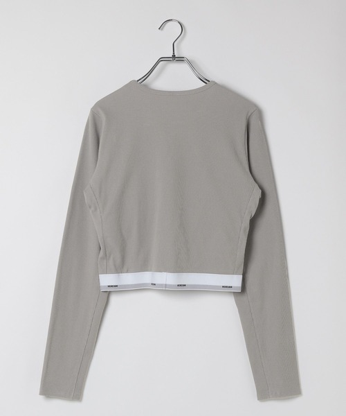 HEREIAM(ヘレイアム)の「【HEREIAM】カップ付きリブプルオーバー(Tシャツ/カットソー・レディース・グレー/ブラック・SMALL/MEDIUM/LARGE)」の21枚目の写真