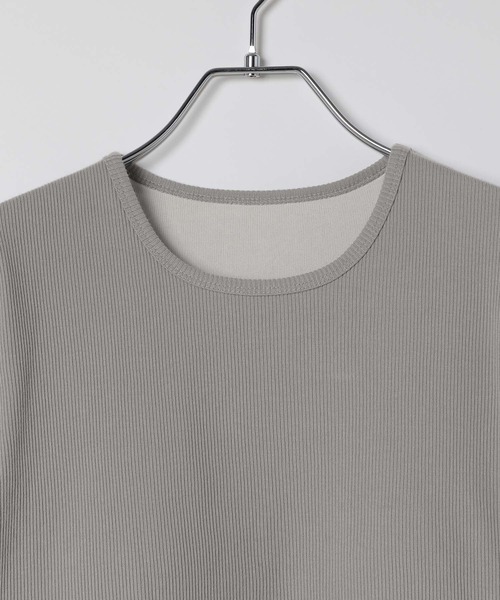 HEREIAM(ヘレイアム)の「【HEREIAM】カップ付きリブプルオーバー(Tシャツ/カットソー・レディース・グレー/ブラック・SMALL/MEDIUM/LARGE)」の22枚目の写真