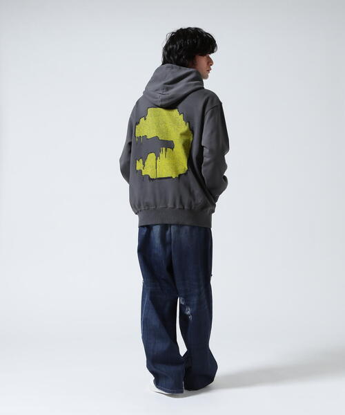 ROYAL FLASH（ロイヤルフラッシュ）の「guernika/ゲルニカ/PAC-MAN Vintage Style Hoodie（パーカー・メンズ・ブラック系その他・XL/2XL/L）」の4枚目の写真