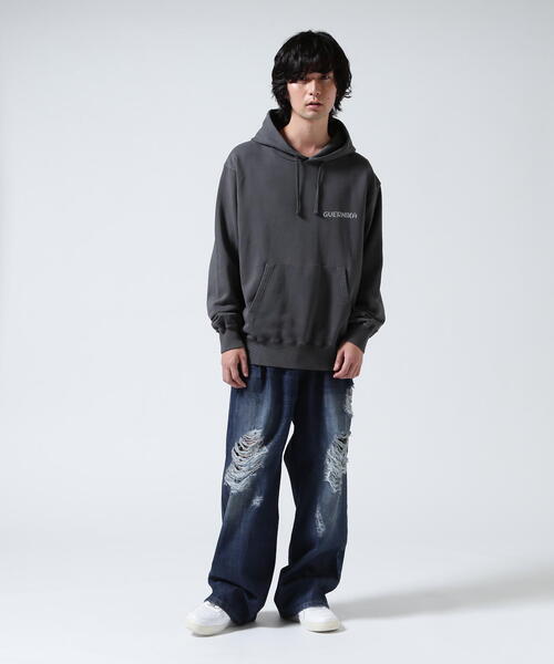 ROYAL FLASH（ロイヤルフラッシュ）の「guernika/ゲルニカ/PAC-MAN Vintage Style Hoodie（パーカー・メンズ・ブラック系その他・XL/2XL/L）」の2枚目の写真