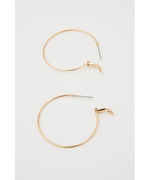 LAGUA GEM(ラグアジェム)の「BASIC BIG HOOP ピアス(ピアス(両耳用)・レディース・ゴールド/シルバー・FREE)」の5枚目の写真