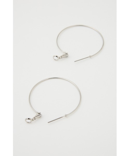 LAGUA GEM(ラグアジェム)の「BASIC BIG HOOP ピアス(ピアス(両耳用)・レディース・ゴールド/シルバー・FREE)」の9枚目の写真