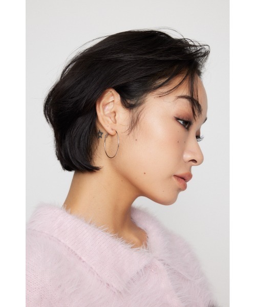 LAGUA GEM(ラグアジェム)の「BASIC BIG HOOP ピアス(ピアス(両耳用)・レディース・ゴールド/シルバー・FREE)」の10枚目の写真