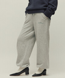 Firsthand | MA Firsthand/マ ファーストハンド MA ベーシックロゴ刺繍 イージーワイドパンツ / 裏毛スウェットパンツ / 裾ドローコード付き(スウェットパンツ)