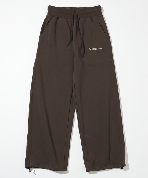 Firsthand(ファーストハンド)の「MA Firsthand/マ ファーストハンド MA ベーシックロゴ刺繍 イージーワイドパンツ / 裏毛スウェットパンツ / 裾ドローコード付き(スウェットパンツ・レディース・レッド/ブラウン/チャコールグレー/グレー・MEDIUM/SMALL)」の20枚目の写真