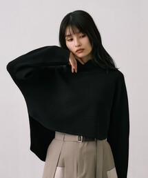 【完売間近！】BACKスリットドルマンニット｜ウォッシャブル/オフィスカジュアル/秋服/冬服