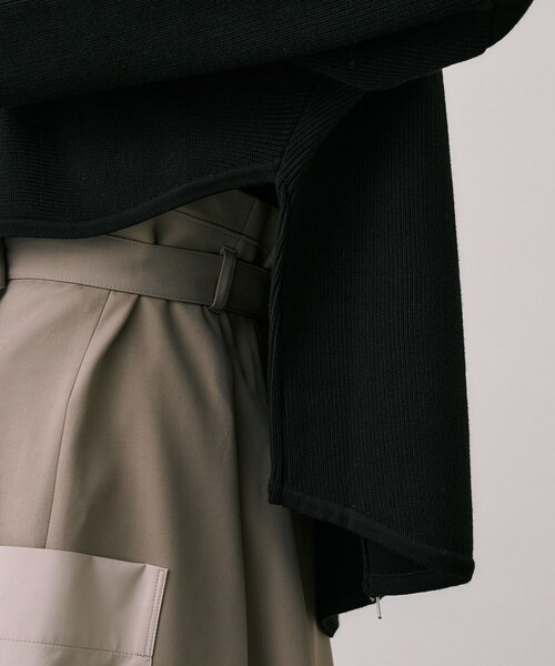 完売間近！】BACKスリットドルマンニット｜ウォッシャブル/オフィス