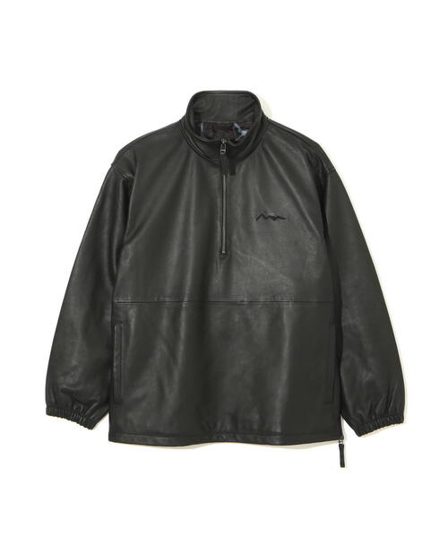 MANASTASH（マナスタッシュ）の「MANASTASH/マナスタッシュ  CHILLIWACK LEATHER PULLOVER/チリワックレザープルオーバー（ブルゾン・メンズ・ブラック・L/M/XL）」の12枚目の写真
