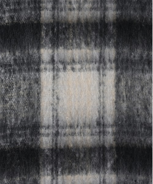 HONEYSUCKLE ROSE】太フリンジチェック柄ストール（チェック柄