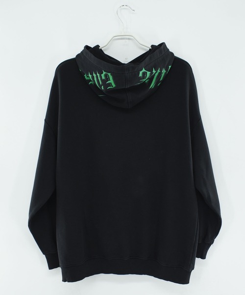 Bershka(ベルシュカ)の「【USED】Billie Eilish×Bershka フーディ(パーカー・メンズ・ブラック・X-SMALL)」の10枚目の写真