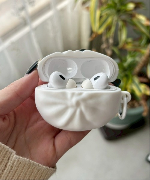 Port（ポート）の「【 Port / ポート 】 中華まん モチーフ イヤホンケース ( 肉まん / 餃子 )（ヘッドフォン/イヤホン・レディース・アイボリー/ホワイト・A/B）」の6枚目の写真