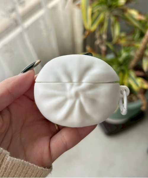 Port（ポート）の「【 Port / ポート 】 中華まん モチーフ イヤホンケース ( 肉まん / 餃子 )（ヘッドフォン/イヤホン・レディース・アイボリー/ホワイト・A/B）」の5枚目の写真