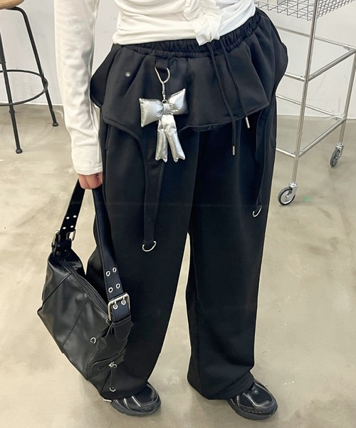 mul.(ムル)の「リングスウエットパンツ(スウェットパンツ・レディース・グレー/ブラック・FREE)」の20枚目の写真