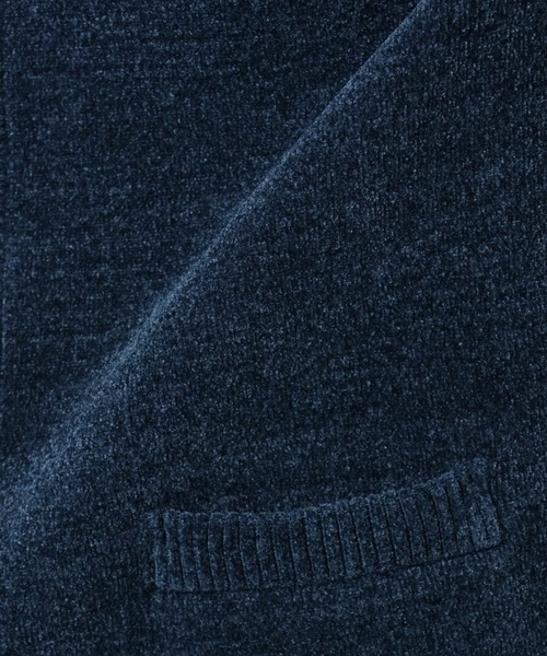 MK MICHEL KLEIN HOMME (エムケーミッシェルクランオム)の「【洗える】ダブルフェイス モールカーディガン(ニット/セーター・メンズ・ホワイト/ネイビー/ブラック・51/46/48)」の7枚目の写真