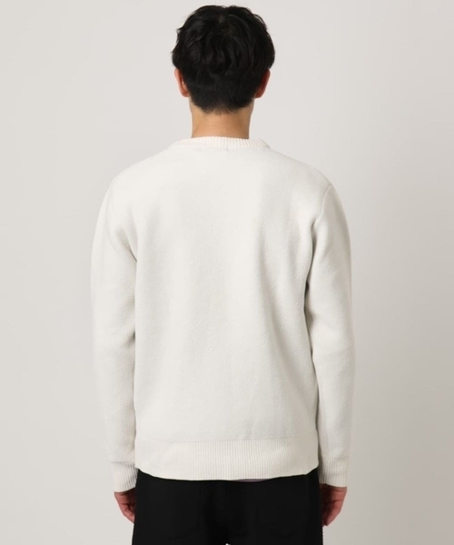 MK MICHEL KLEIN HOMME (エムケーミッシェルクランオム)の「【洗える】ダブルフェイス モールカーディガン(ニット/セーター・メンズ・ホワイト/ネイビー/ブラック・51/46/48)」の17枚目の写真