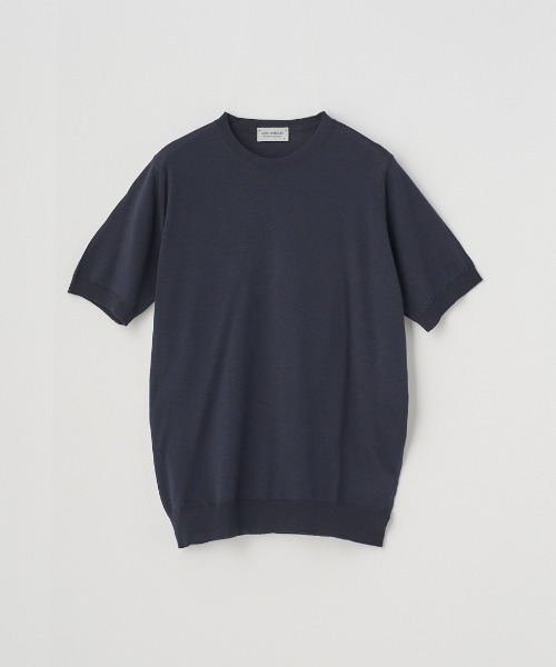 JOHN SMEDLEY（ジョンスメドレー）の「※※使用不可※※[Anglo Indian Gauze] クルーネックニットＴシャツ（ニット/セーター・メンズ・ブラック/ネイビー/パープル/シルバー/ブルー系その他2/ブルー系その他5/ベージュ系その他3/カーキブラウン・L/M/S）」の4枚目の写真