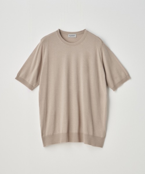 JOHN SMEDLEY（ジョンスメドレー）の「※※使用不可※※[Anglo Indian Gauze] クルーネックニットＴシャツ（ニット/セーター・メンズ・ブラック/ネイビー/パープル/シルバー/ブルー系その他2/ブルー系その他5/ベージュ系その他3/カーキブラウン・L/M/S）」の3枚目の写真