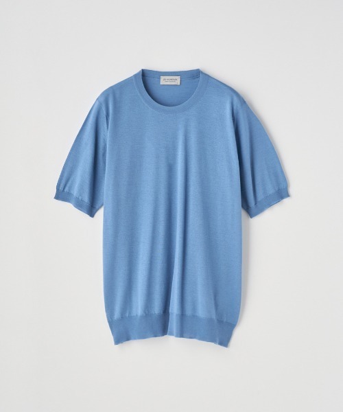 JOHN SMEDLEY（ジョンスメドレー）の「※※使用不可※※[Anglo Indian Gauze] クルーネックニットＴシャツ（ニット/セーター・メンズ・ブラック/ネイビー/パープル/シルバー/ブルー系その他2/ブルー系その他5/ベージュ系その他3/カーキブラウン・L/M/S）」の14枚目の写真
