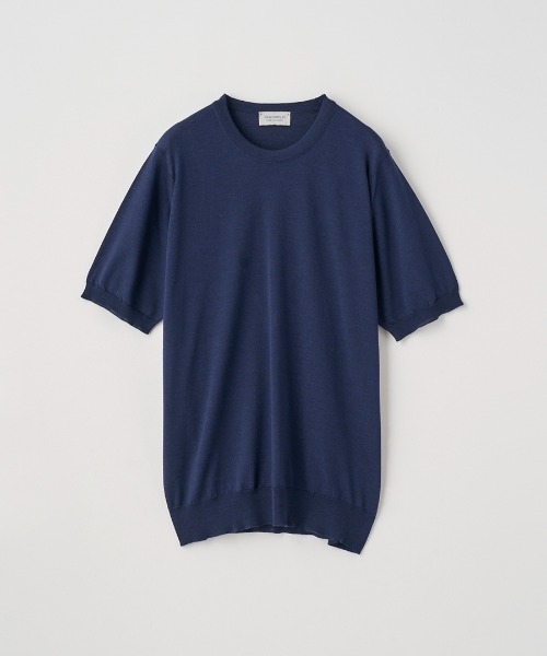 JOHN SMEDLEY（ジョンスメドレー）の「※※使用不可※※[Anglo Indian Gauze] クルーネックニットＴシャツ（ニット/セーター・メンズ・ブラック/ネイビー/パープル/シルバー/ブルー系その他2/ブルー系その他5/ベージュ系その他3/カーキブラウン・L/M/S）」の18枚目の写真