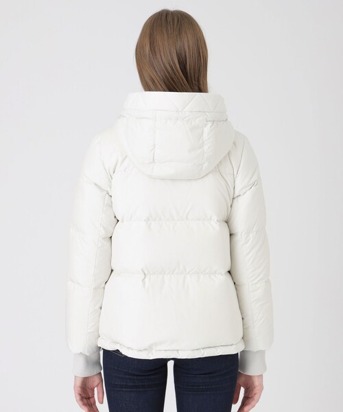 ハイマルチピーチタフタショートダウンコート（ダウンジャケット