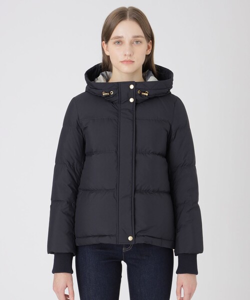 ハイマルチピーチタフタショートダウンコート（ダウンジャケット