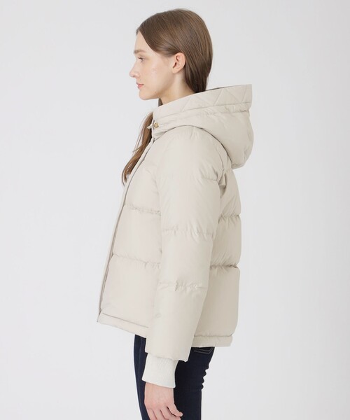 セール】ハイマルチピーチタフタショートダウンコート（ダウン